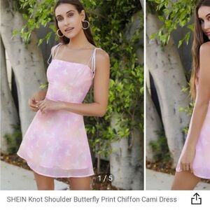 SHEIN Light Pink Chiffon Fabric